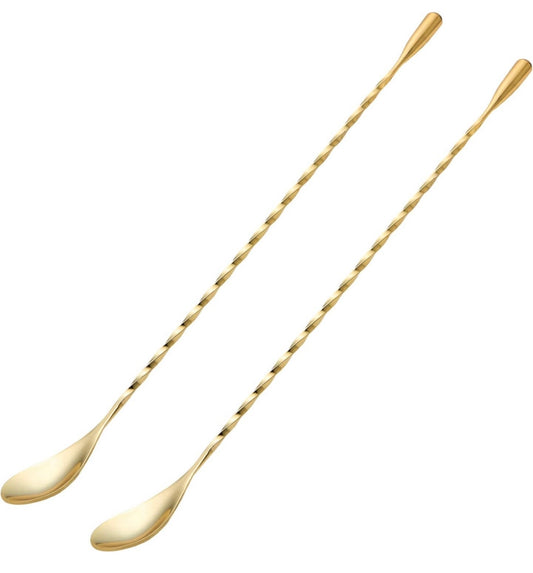 12 inch gold bar spoon