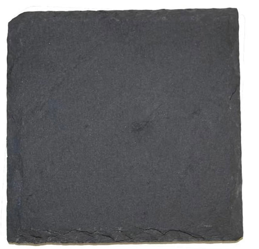 Black slate stone coaster