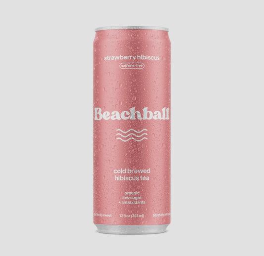 Beachball Strawberry Hibiscus Organic Cold Brewed Tea