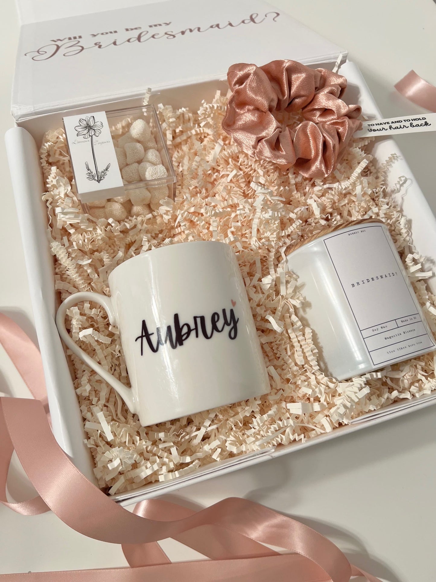 Bridesmaid Proposal Box Mug and hanger